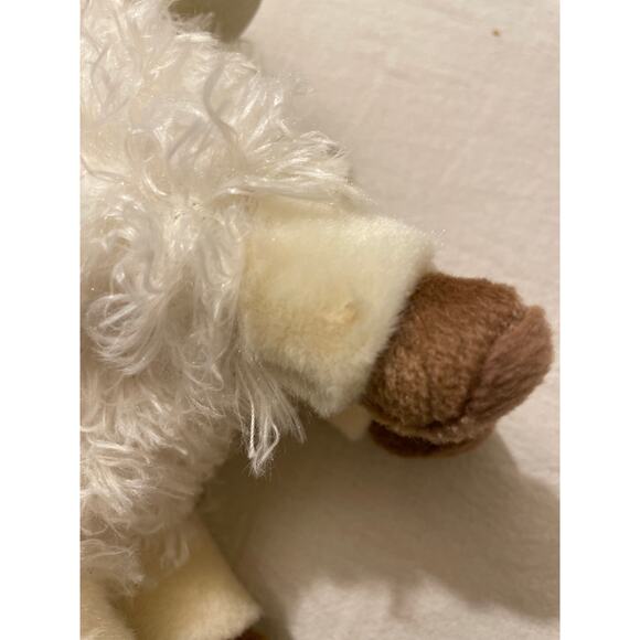 Aurora Miyoni 8" Llama‎ Small White Stuffed Plush Fuzzy Animal Toy - Picture 8 of 8